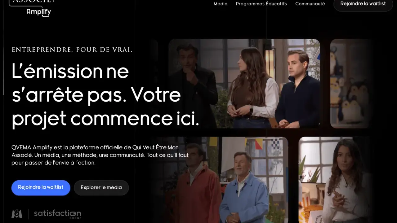 Rejoindre un groupe de musique ? Non, ici c'est pour rejoindre Amplify, la plateforme qui transforme vos projets en réalité.