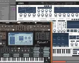 Synthétiseurs virtuels, dont Sylenth1 et ANA, offrant des sons gratuits pour la production musicale.