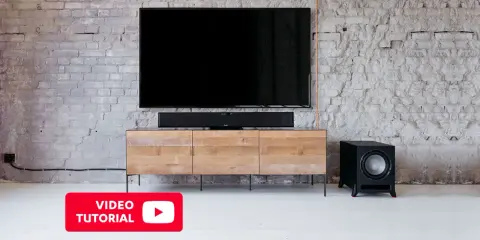 Branchement caisson de basse sur enceinte active. Tutoriel vidéo pour optimiser votre son.