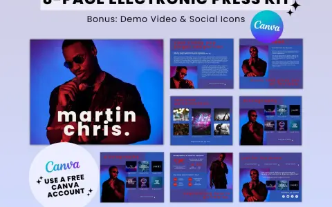 Press kit artiste : Martin Chris, pop star, discographie, performances et statistiques d'audience.