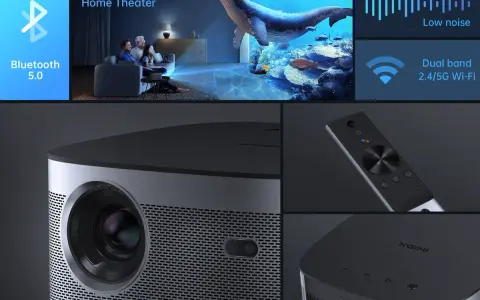 Connectez votre enceinte Bluetooth au vidéoprojecteur pour une expérience immersive. Profitez du son de votre film avec une qualité optimale.