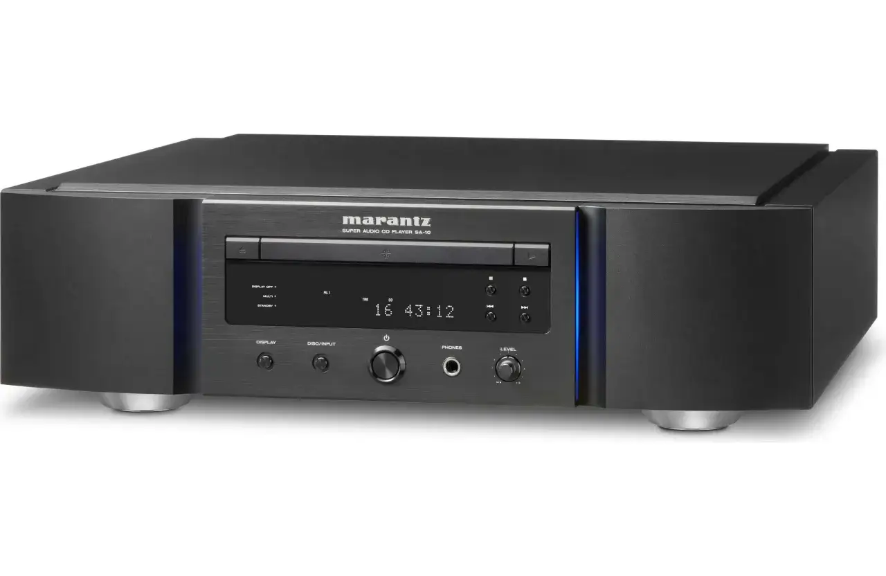 Lecteur CD Marantz SA-10, offrant une qualité audio DSD exceptionnelle pour une expérience sonore immersive.