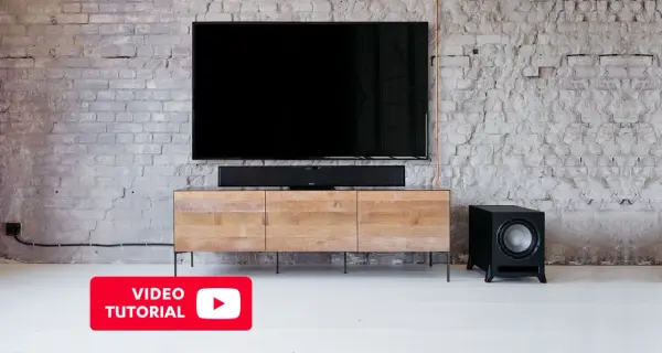 Branchement caisson de basse sur enceinte active. Tutoriel vidéo pour optimiser votre son.